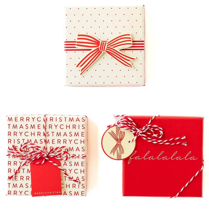 RED BOW GIFT CARD BOXES