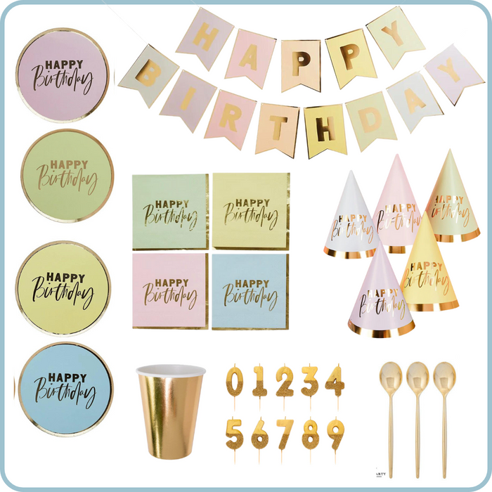 Just Desserts Pastel Party Kit