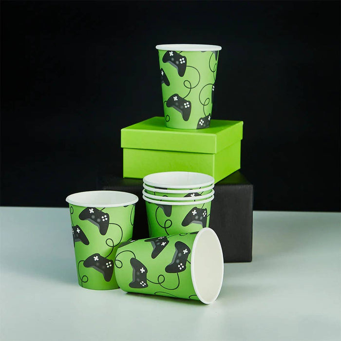 Game Controller Paper Cups 8 Pack