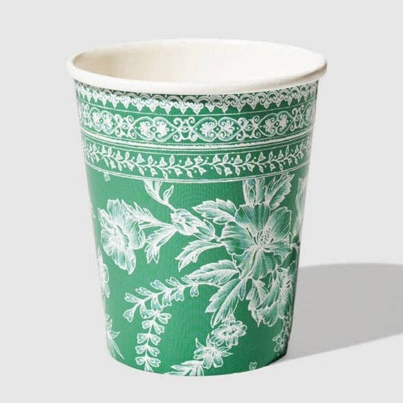 Emerald Toile Cups (10 per pack)
