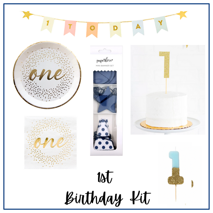 First Birthday Kit - BLUE