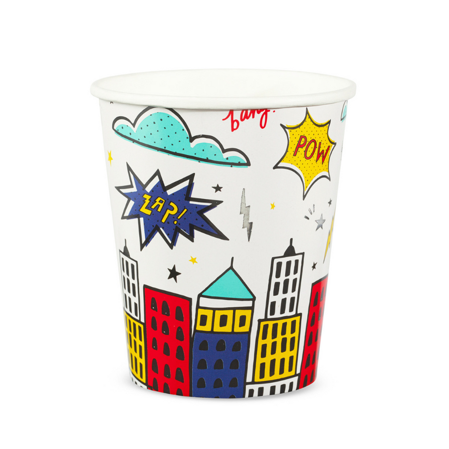 Superhero 9 oz Cups