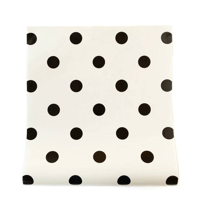 PGB817 - Cream with Black Dots Table Runner