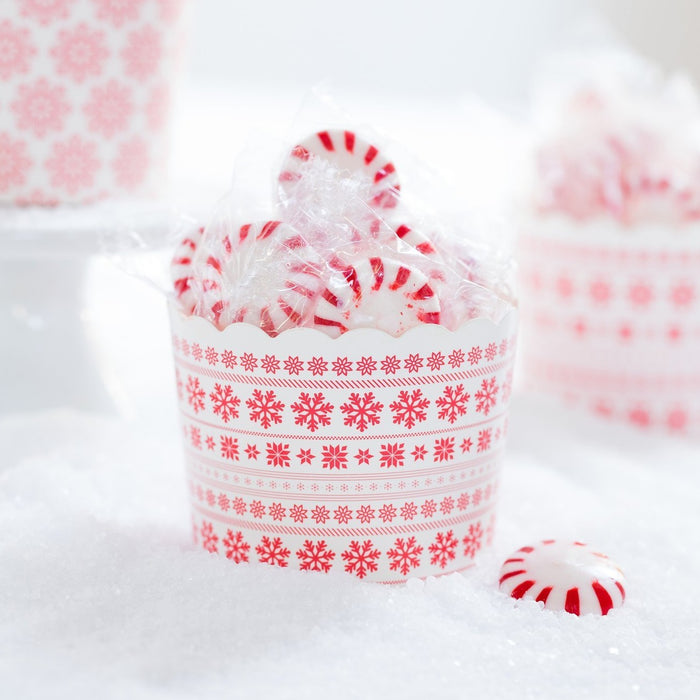 Nordic Snowflake Food Cups (50 cups)