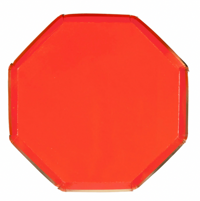 Meri Meri Small Red Plates (set of 8)