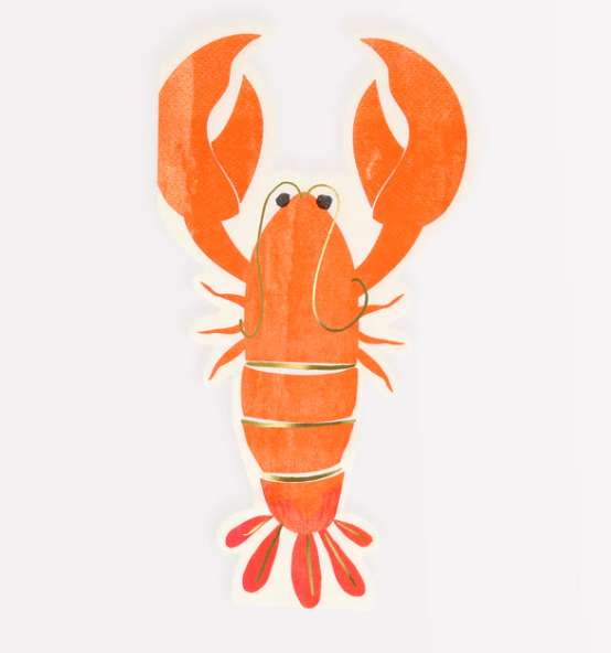 Meri Meri lobster napkins
