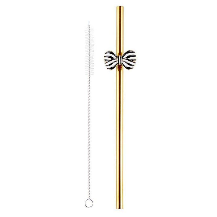 Bow straw - gold