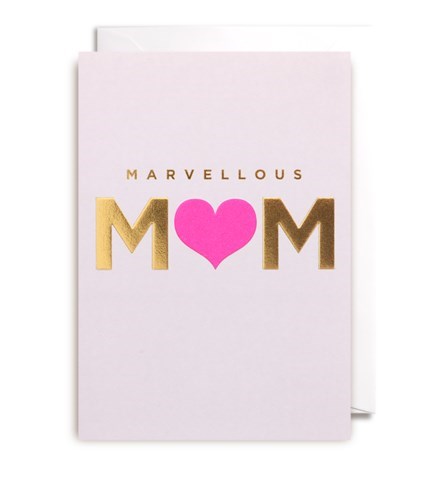 Marvellous Mom - Greeting Card