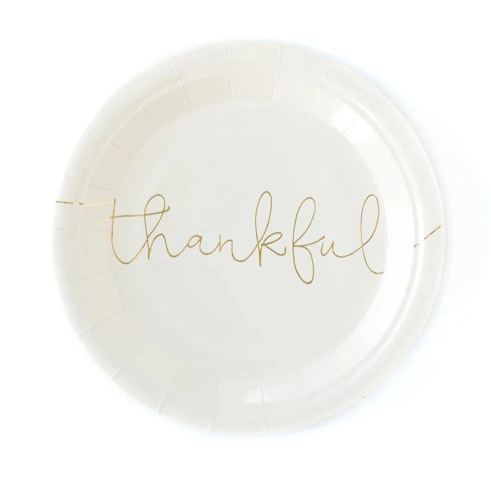 Thankful Dessert Plates